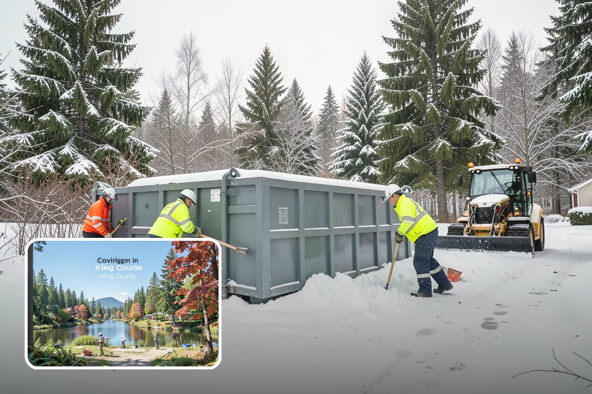 Calcium Chloride Spreading in Covington, King County, WA - Stays active down into the single digits when rock salt fails