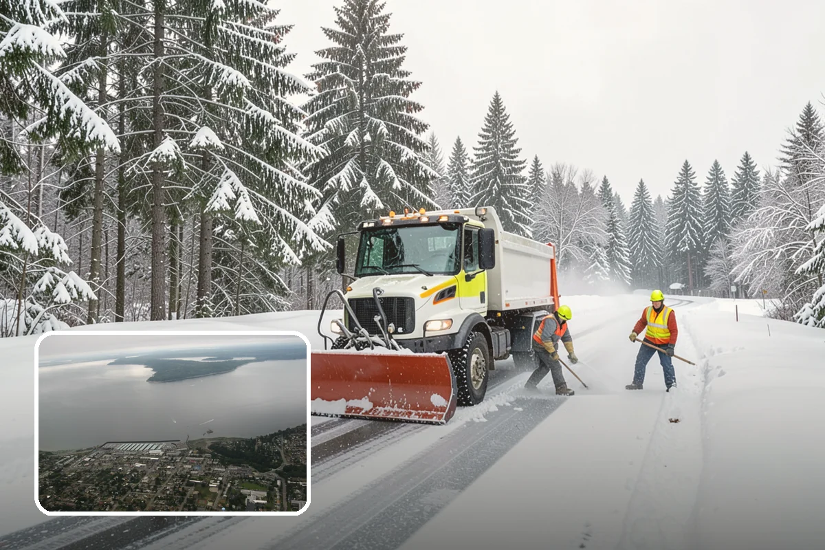 Calcium Chloride Spreading in Des Moines, King County, WA - Stays active down into the single digits when rock salt fails