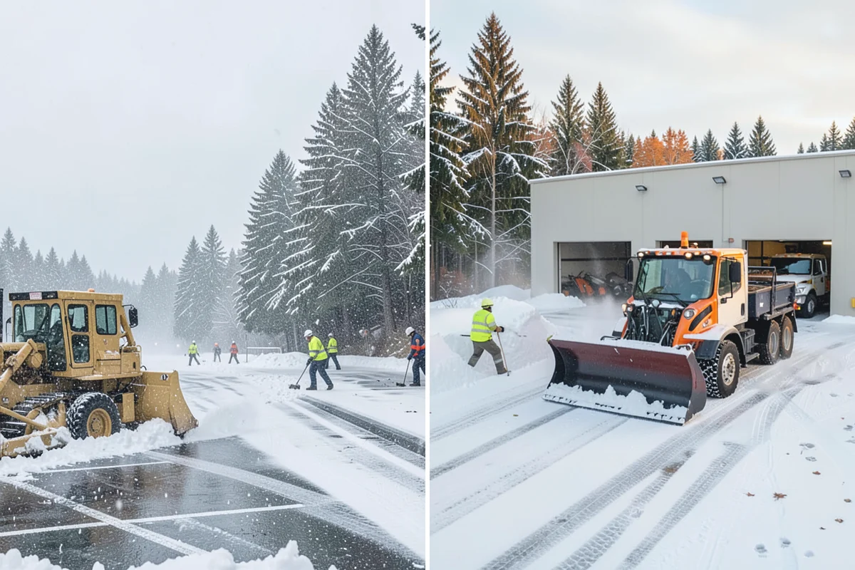 Calcium Chloride Spreading in Des Moines, King County, WA - Identify the coldest, most shaded surfaces that need a stronger deicer