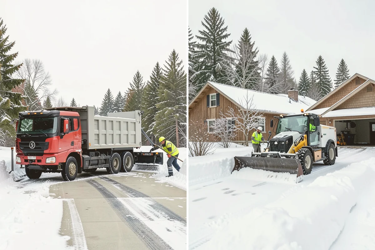 Calcium Chloride Spreading in Eatonville, Pierce County, WA - Identify the coldest, most shaded surfaces that need a stronger deicer