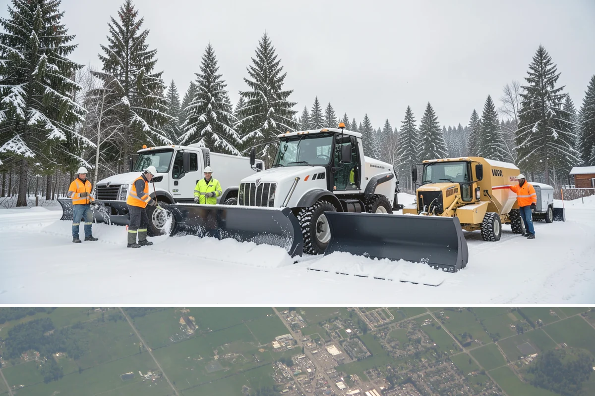 Calcium Chloride Spreading in Enumclaw, King County, WA - Calcium chloride is deployed during the deepest cold spells, typically December through January when arctic air settles over the...