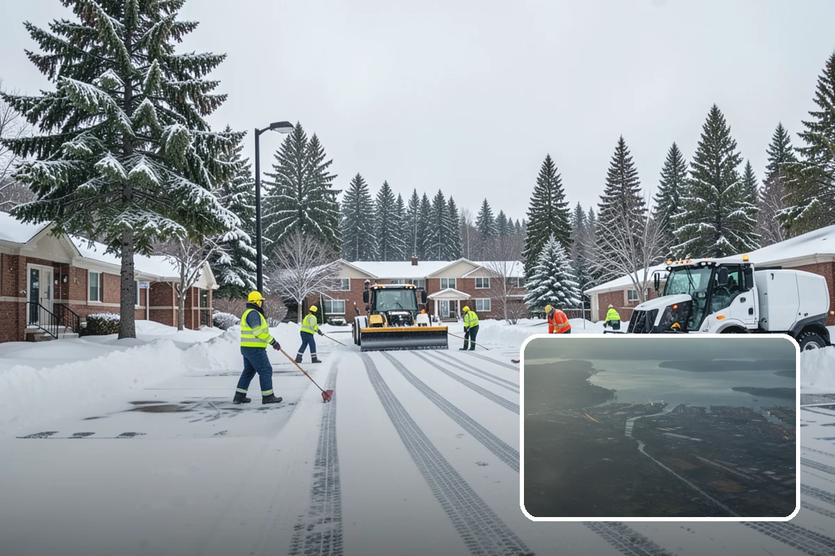 Calcium Chloride Spreading in Fife, Pierce County, WA - Stays active down into the single digits when rock salt fails