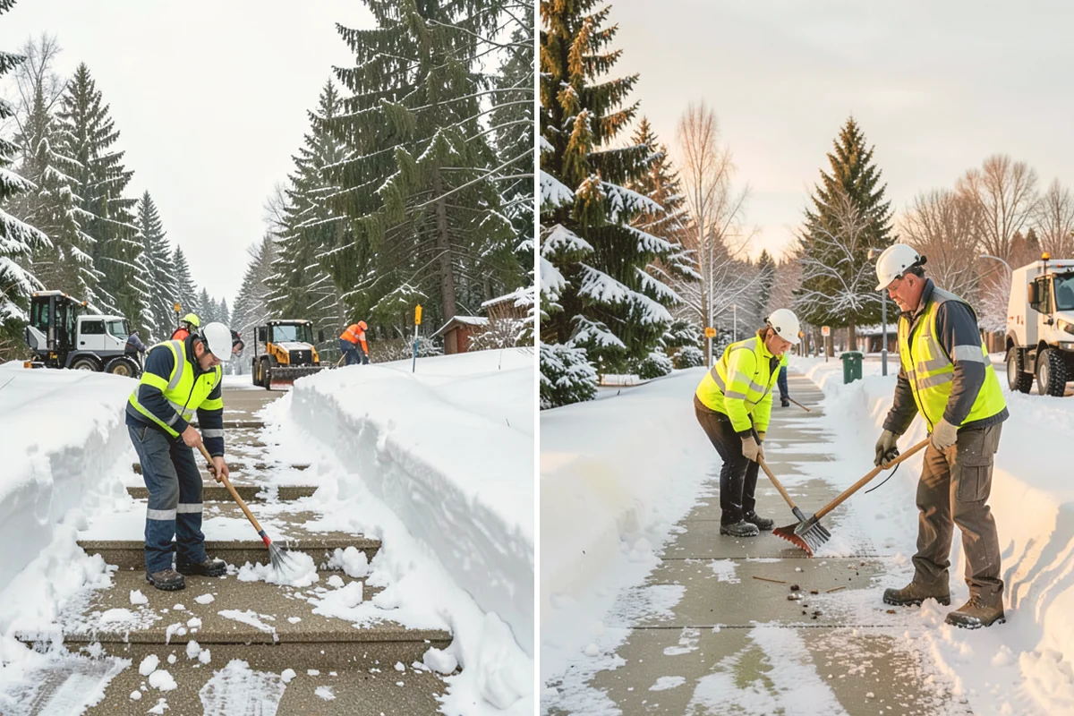 Calcium Chloride Spreading in Fife, Pierce County, WA - Identify the coldest, most shaded surfaces that need a stronger deicer