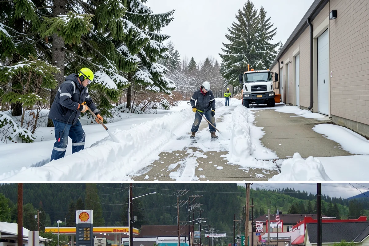 Calcium Chloride Spreading in Granite Falls, Snohomish County, WA - Calcium chloride is deployed during the deepest cold spells, typically December through January when arctic air settles over the...