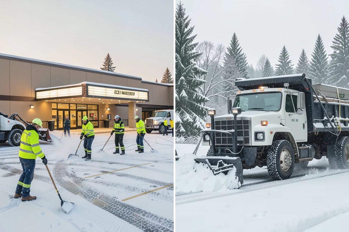 Calcium Chloride Spreading in Hamilton, Skagit County, WA - Identify the coldest, most shaded surfaces that need a stronger deicer