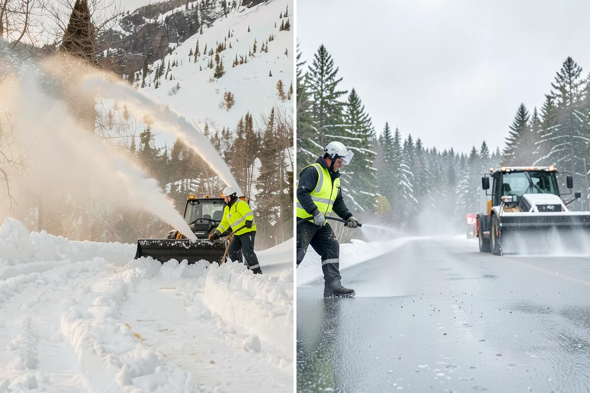 Calcium Chloride Spreading in Hunts Point, King County, WA - Identify the coldest, most shaded surfaces that need a stronger deicer