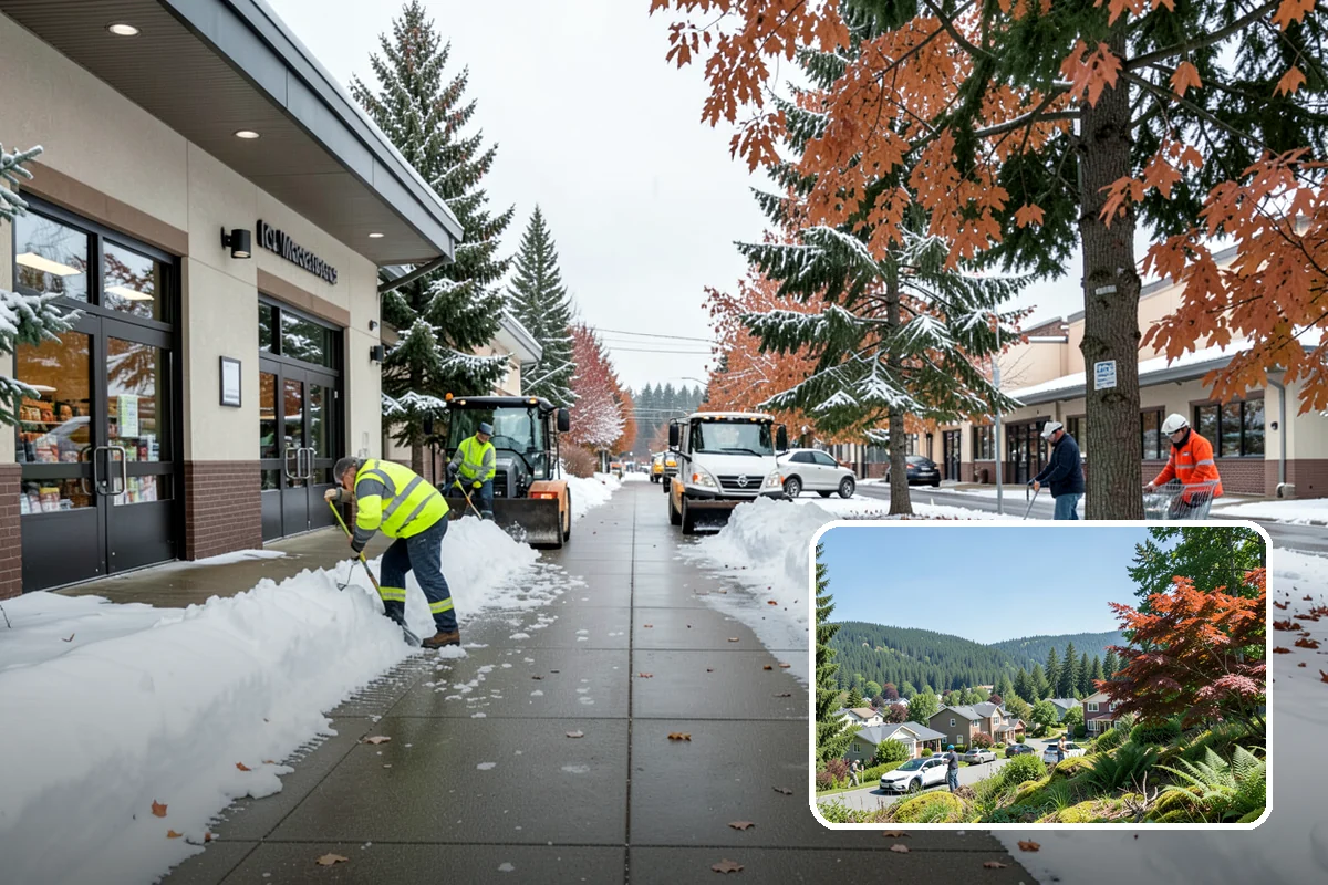 Calcium Chloride Spreading in Index, Snohomish County, WA - Stays active down into the single digits when rock salt fails