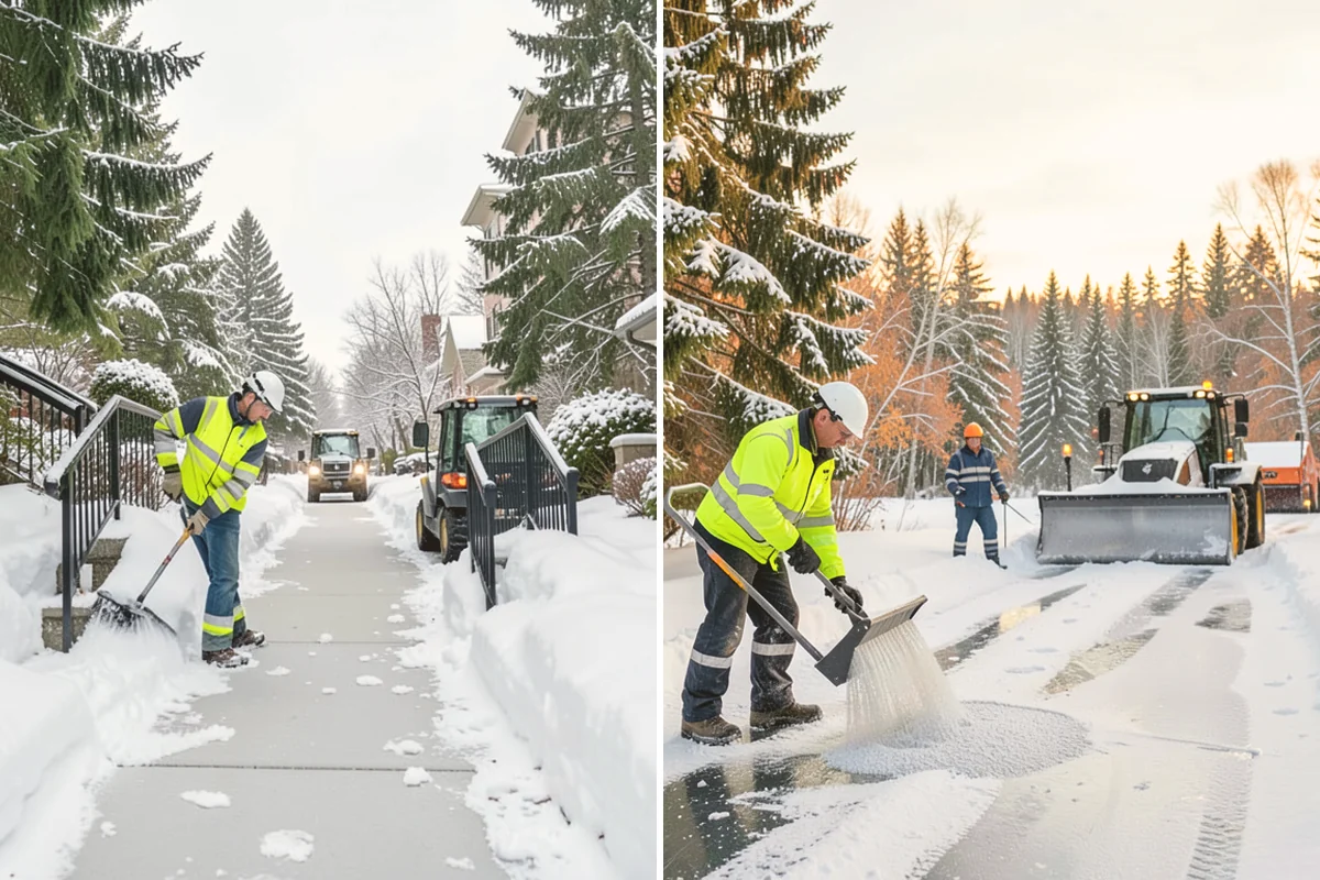 Calcium Chloride Spreading in Index, Snohomish County, WA - Identify the coldest, most shaded surfaces that need a stronger deicer