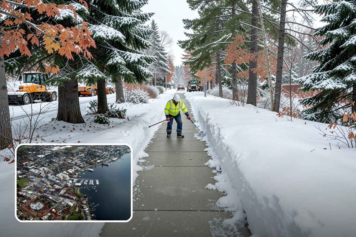 Calcium Chloride Spreading in Kirkland, King County, WA - Stays active down into the single digits when rock salt fails