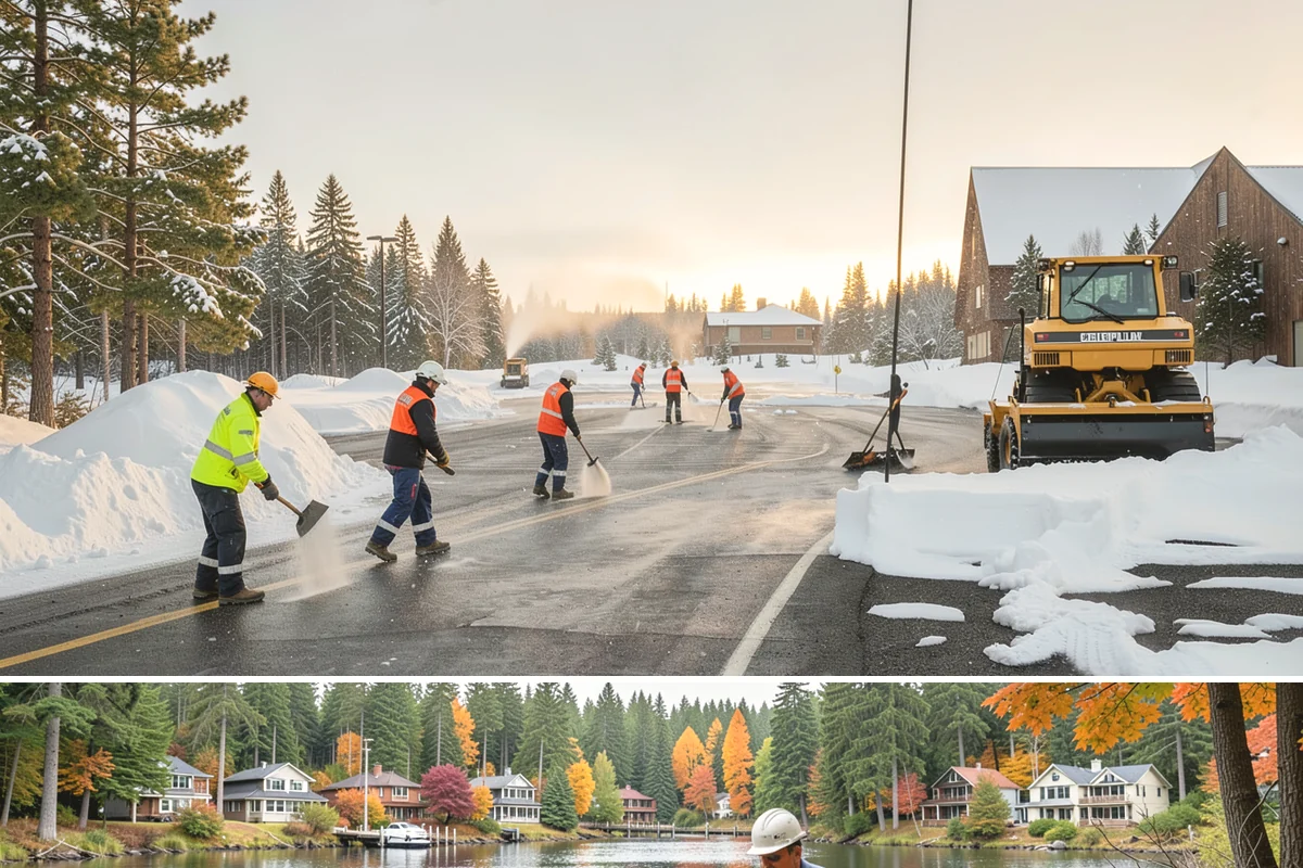 Calcium Chloride Spreading in La Conner, Skagit County, WA - Calcium chloride is deployed during the deepest cold spells, typically December through January when arctic air settles over the...