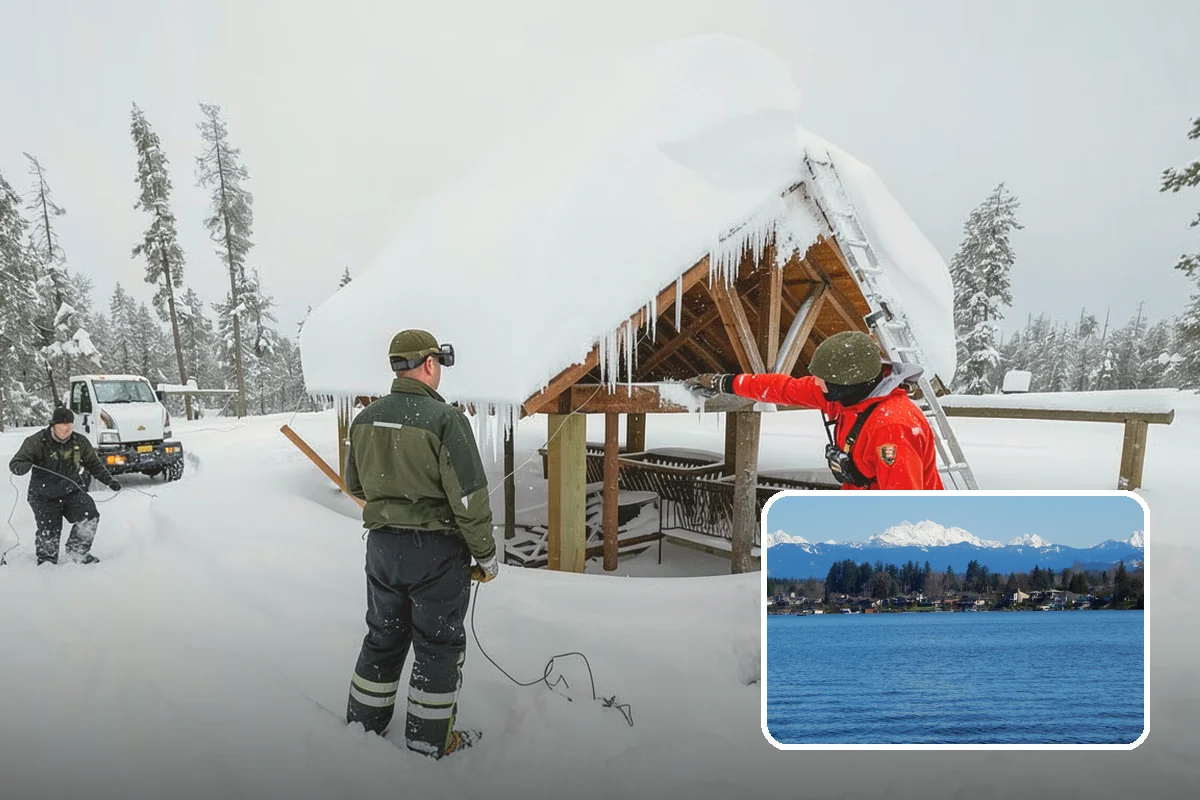 Calcium Chloride Spreading in Lake Stevens, Snohomish County, WA - Stays active down into the single digits when rock salt fails