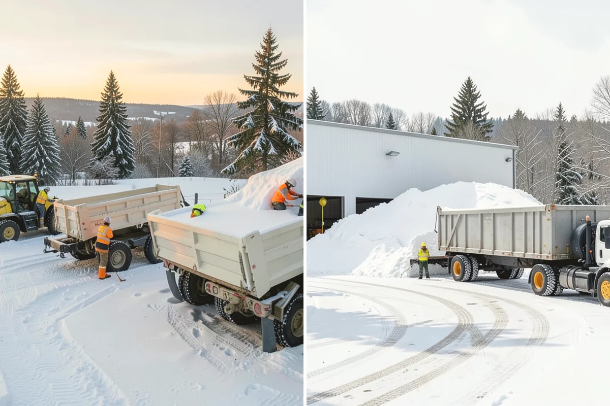 Calcium Chloride Spreading in Lake Stevens, Snohomish County, WA - Identify the coldest, most shaded surfaces that need a stronger deicer
