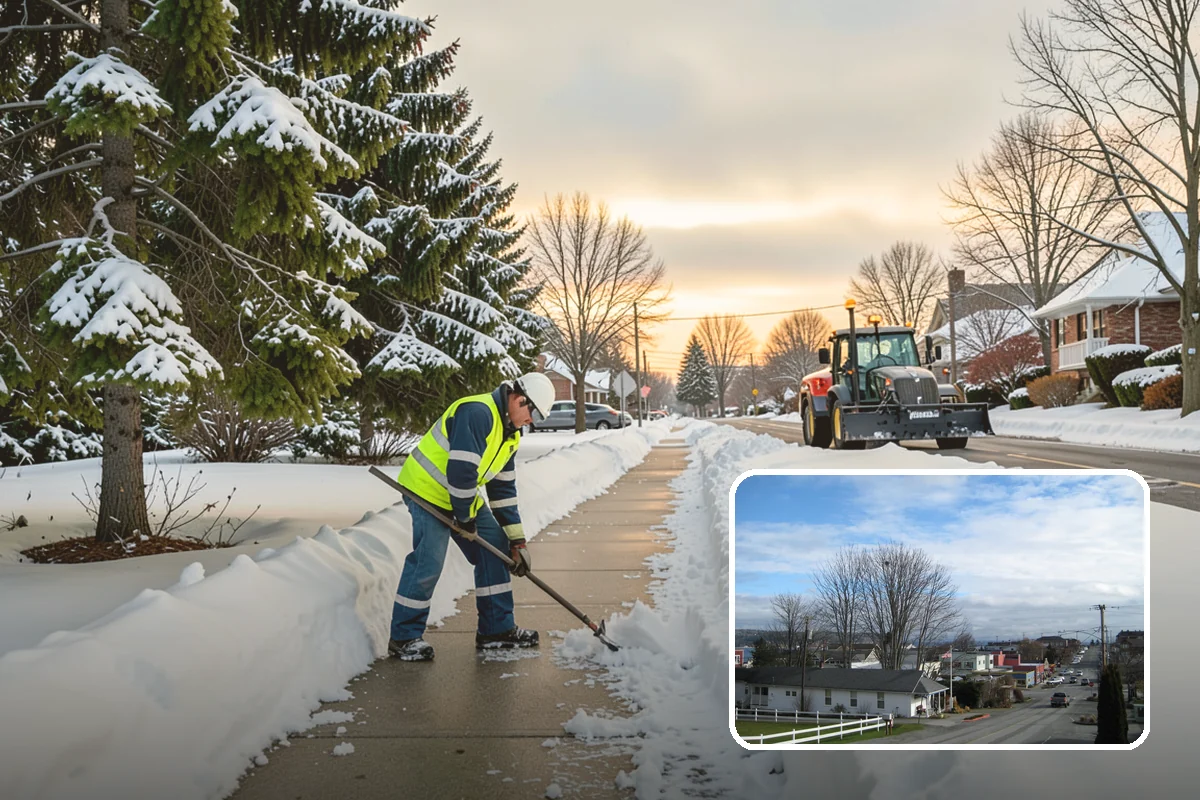 Calcium Chloride Spreading in Langley, Island County, WA - Stays active down into the single digits when rock salt fails