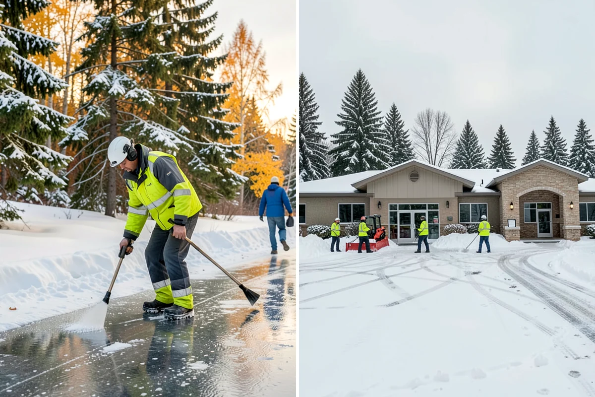 Calcium Chloride Spreading in Lyman, Skagit County, WA - Identify the coldest, most shaded surfaces that need a stronger deicer