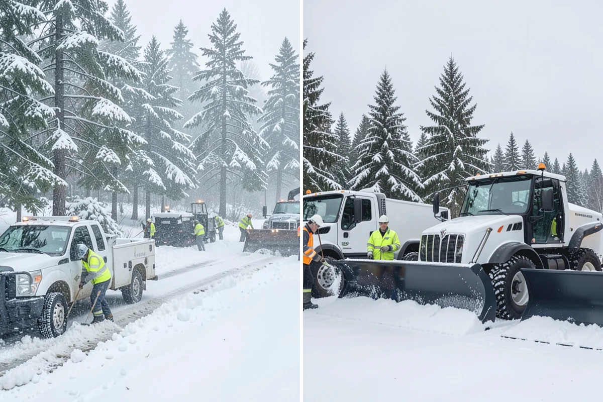 Calcium Chloride Spreading in Medina, King County, WA - Identify the coldest, most shaded surfaces that need a stronger deicer