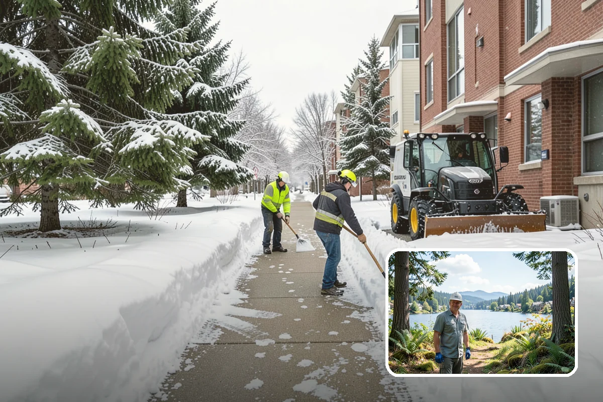 Calcium Chloride Spreading in Milton, King County, WA - Stays active down into the single digits when rock salt fails