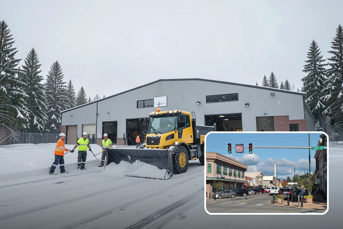 Calcium Chloride Spreading in Monroe, Snohomish County, WA - Stays active down into the single digits when rock salt fails