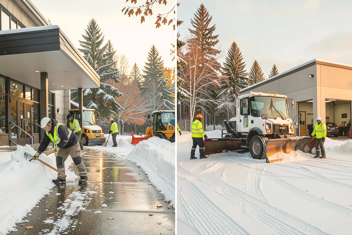 Calcium Chloride Spreading in Mount Vernon, Skagit County, WA - Identify the coldest, most shaded surfaces that need a stronger deicer
