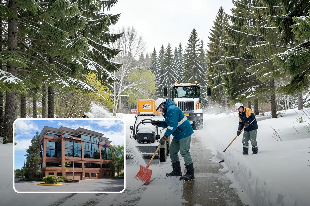 Calcium Chloride Spreading in Mountlake Terrace, Snohomish County, WA - Stays active down into the single digits when rock salt fails