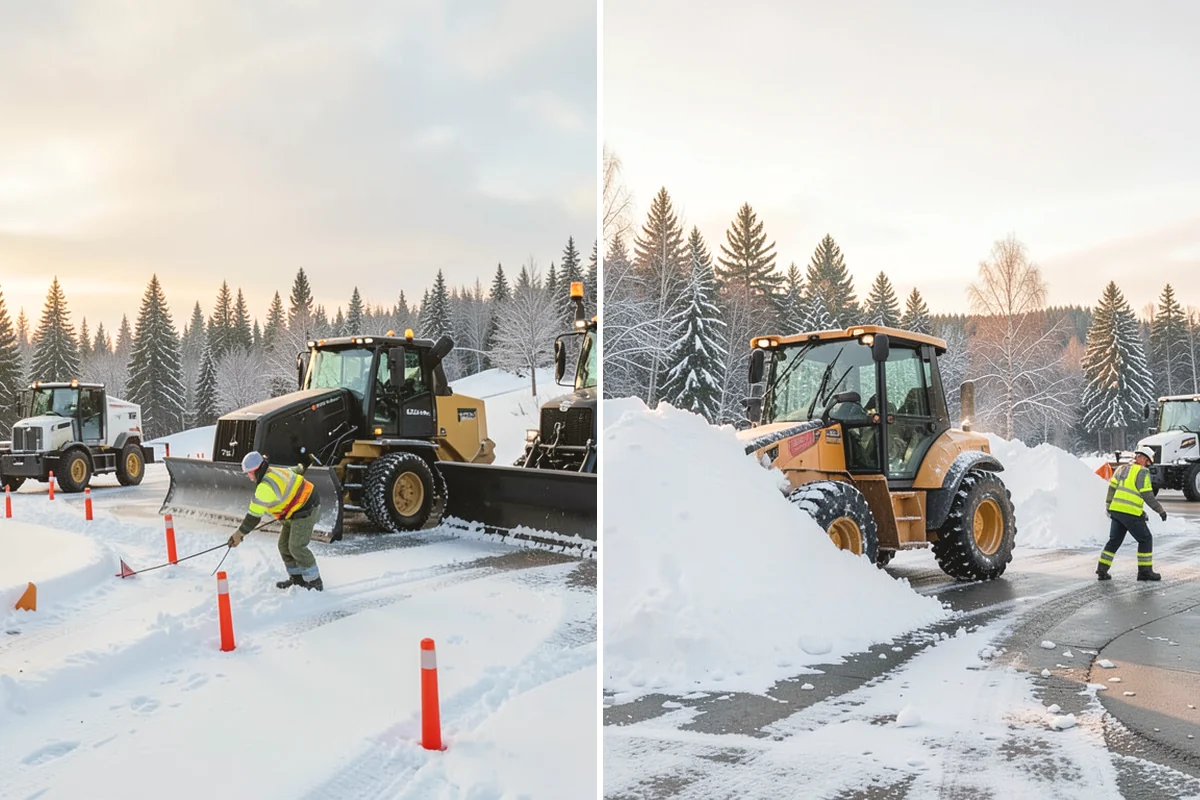 Calcium Chloride Spreading in Mukilteo, Snohomish County, WA - Identify the coldest, most shaded surfaces that need a stronger deicer