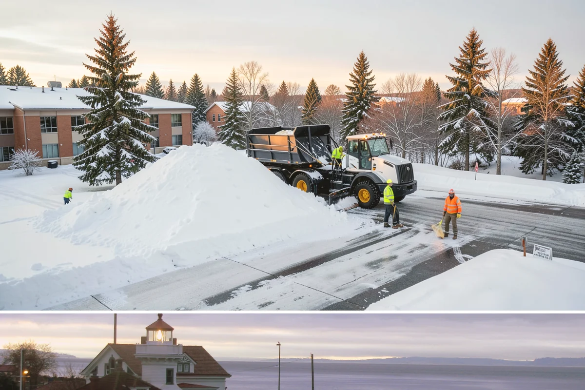 Calcium Chloride Spreading in Mukilteo, Snohomish County, WA - Calcium chloride is deployed during the deepest cold spells, typically December through January when arctic air settles over the...