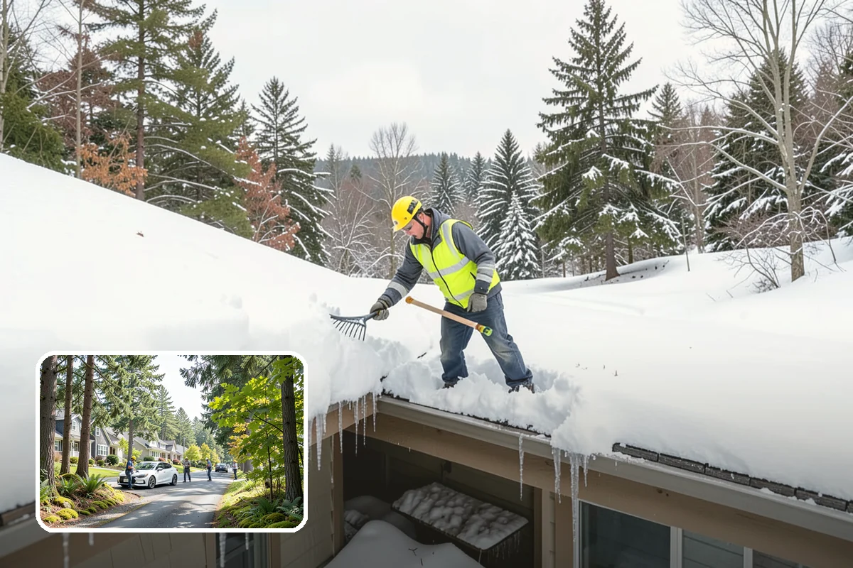 Calcium Chloride Spreading in Normandy Park, King County, WA - Stays active down into the single digits when rock salt fails