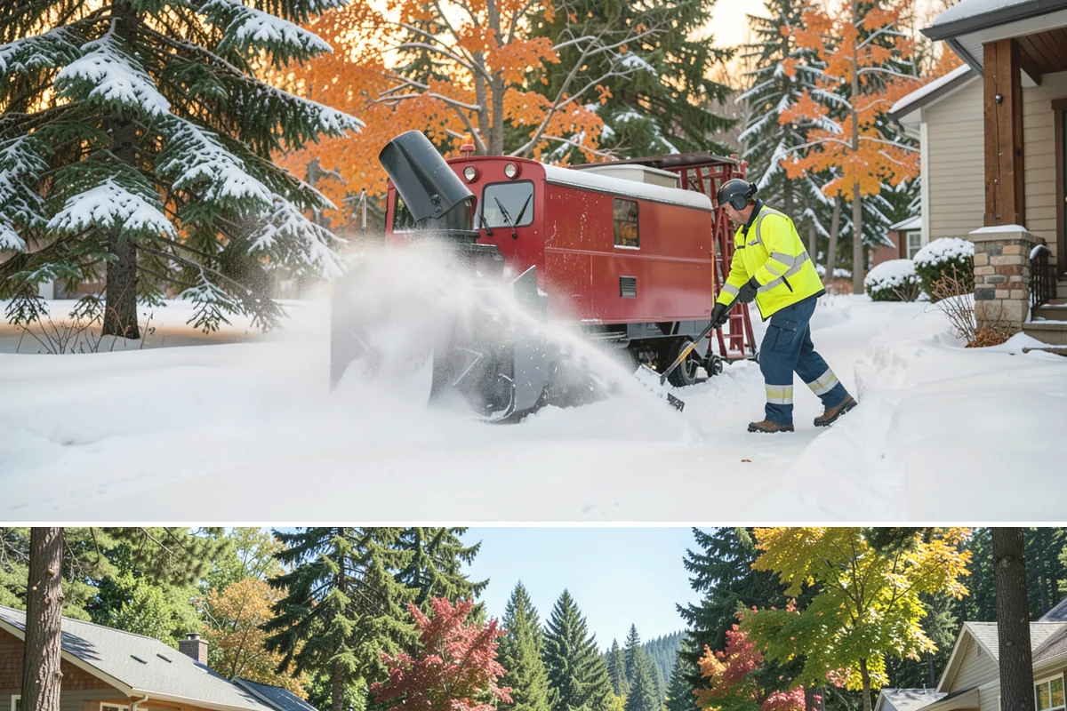 Calcium Chloride Spreading in Orting, Pierce County, WA - Calcium chloride is deployed during the deepest cold spells, typically December through January when arctic air settles over the...