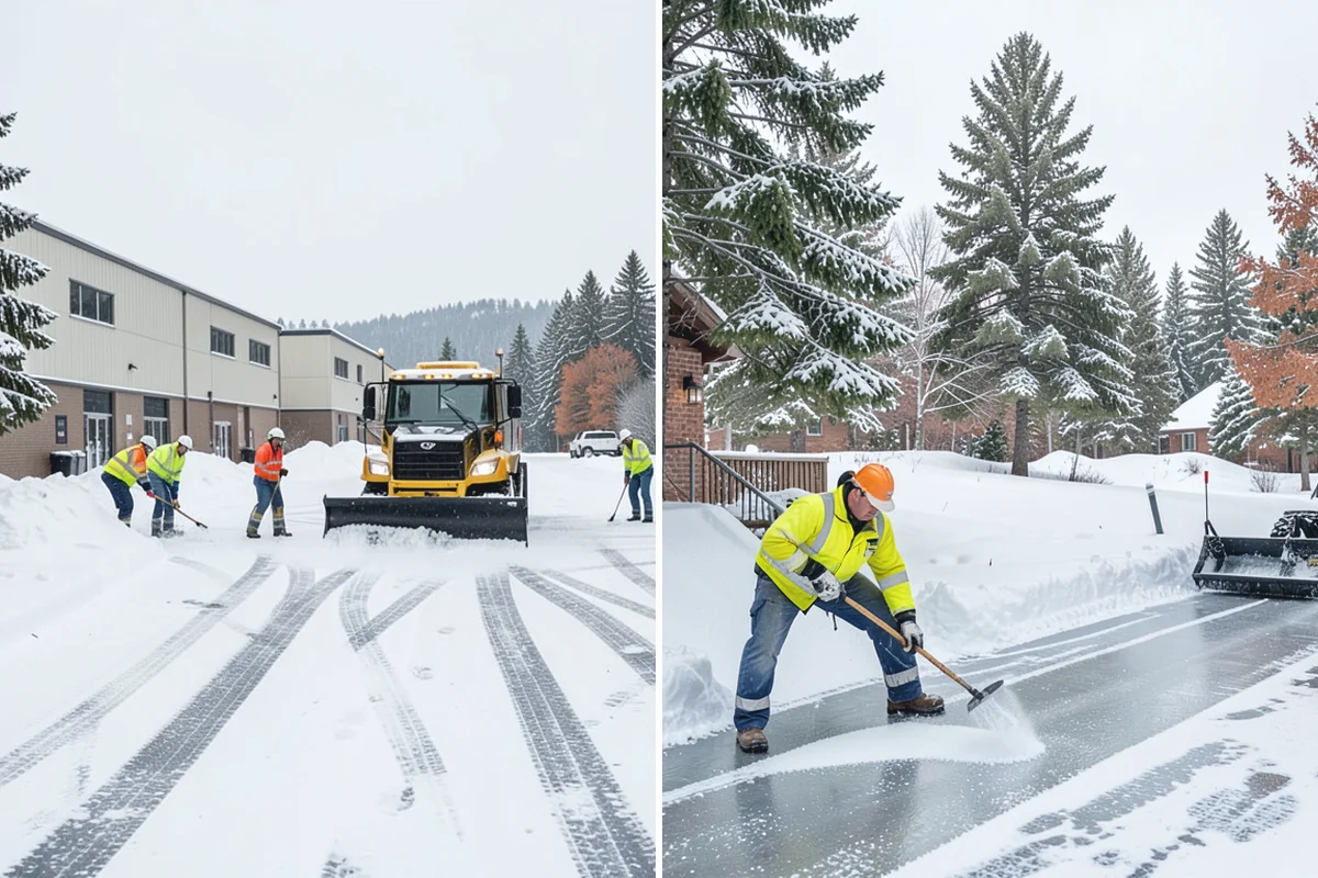 Calcium Chloride Spreading in Renton, King County, WA - Identify the coldest, most shaded surfaces that need a stronger deicer