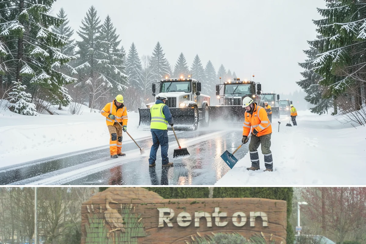Calcium Chloride Spreading in Renton, King County, WA - Calcium chloride is deployed during the deepest cold spells, typically December through January when arctic air settles over the...
