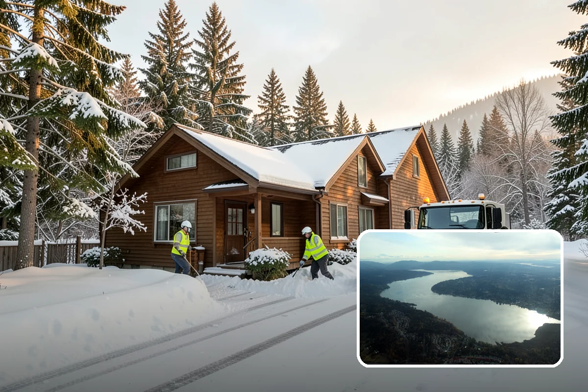 Calcium Chloride Spreading in Sammamish, King County, WA - Stays active down into the single digits when rock salt fails