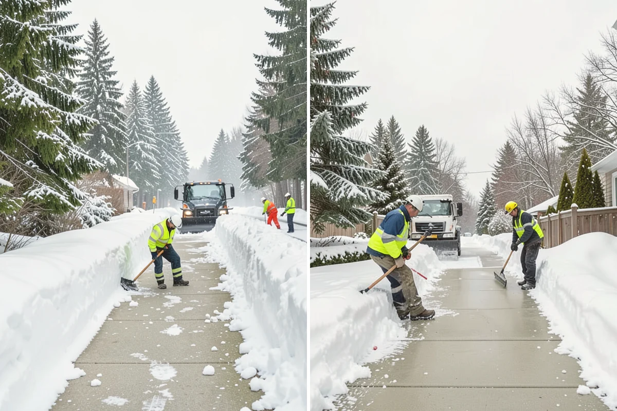 Calcium Chloride Spreading in Sammamish, King County, WA - Identify the coldest, most shaded surfaces that need a stronger deicer