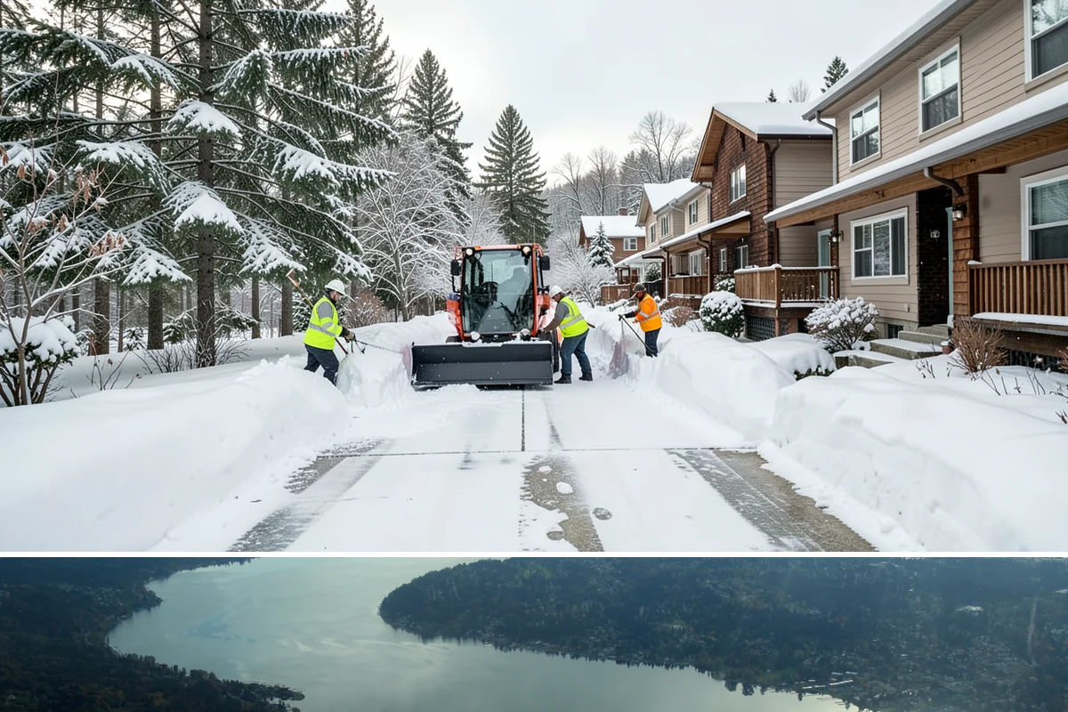 Calcium Chloride Spreading in Sammamish, King County, WA - Calcium chloride is deployed during the deepest cold spells, typically December through January when arctic air settles over the...