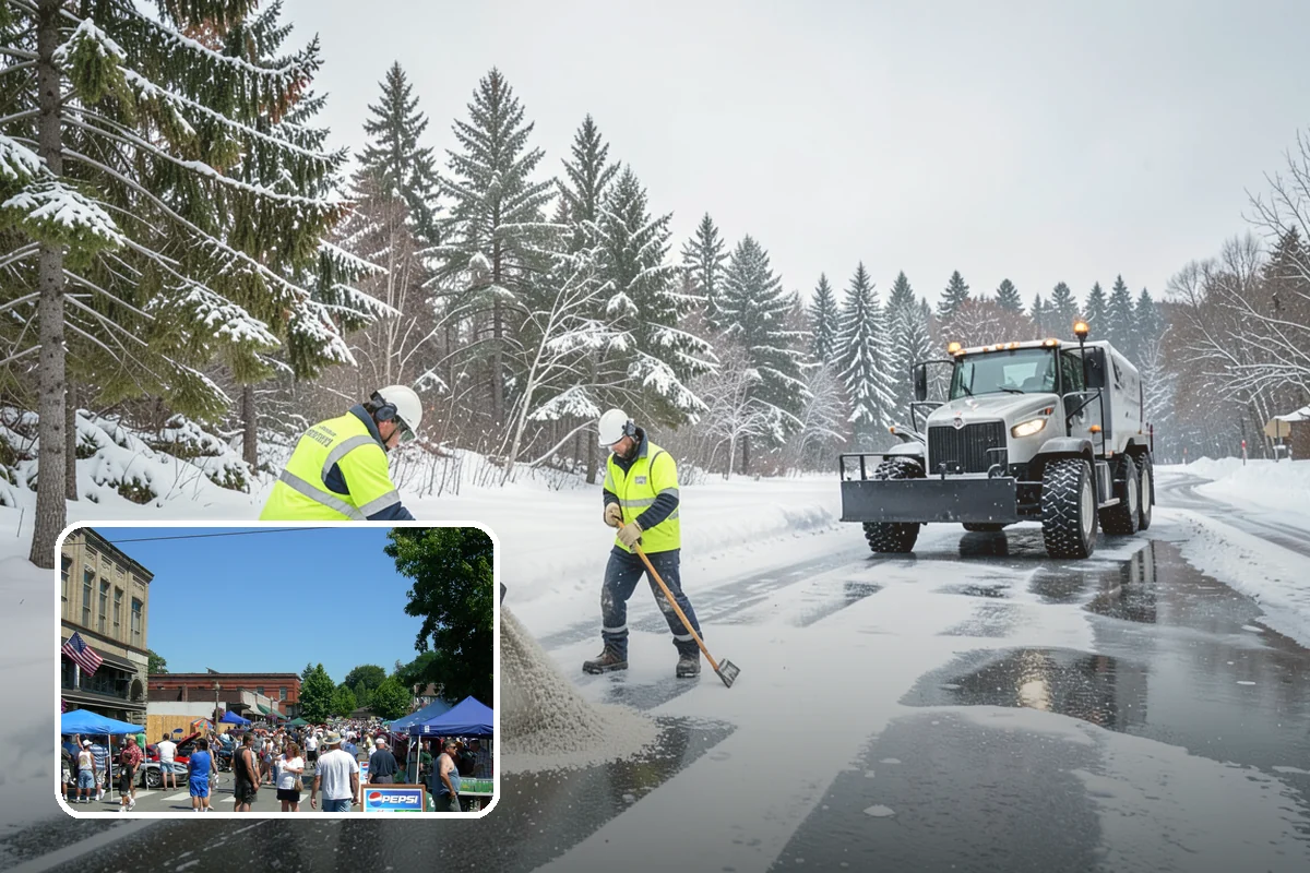 Calcium Chloride Spreading in Snohomish, Snohomish County, WA - Stays active down into the single digits when rock salt fails