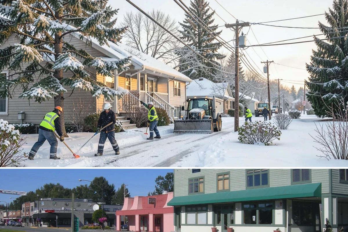 Calcium Chloride Spreading in Snoqualmie, King County, WA - Calcium chloride is deployed during the deepest cold spells, typically December through January when arctic air settles over the...