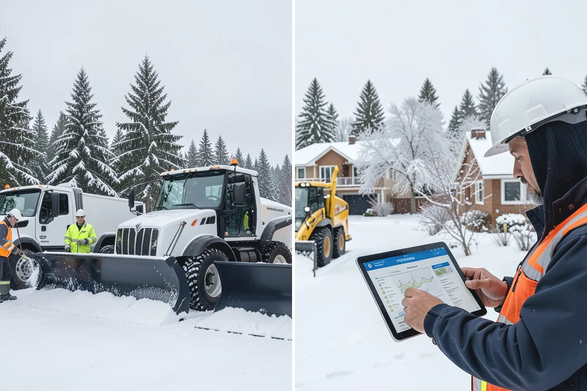 Calcium Chloride Spreading in South Prairie, Pierce County, WA - Identify the coldest, most shaded surfaces that need a stronger deicer