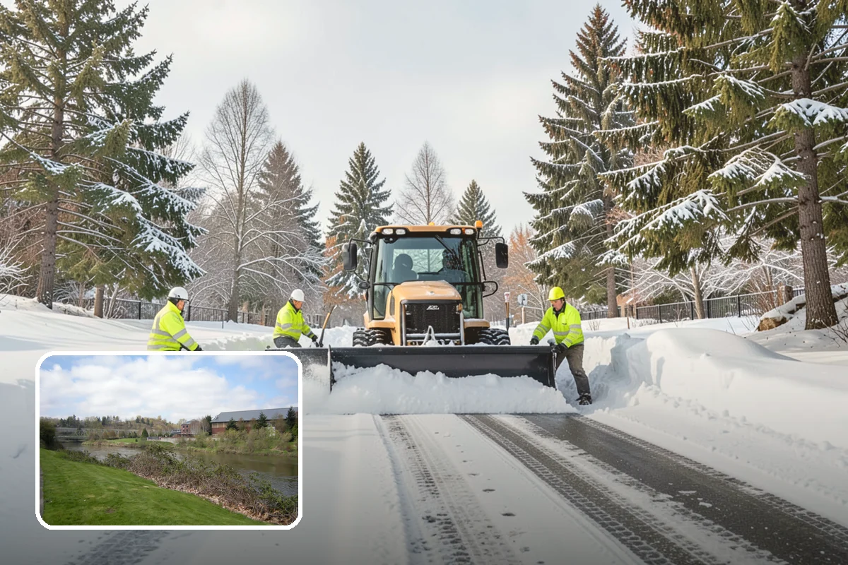 Calcium Chloride Spreading in Tukwila, King County, WA - Stays active down into the single digits when rock salt fails
