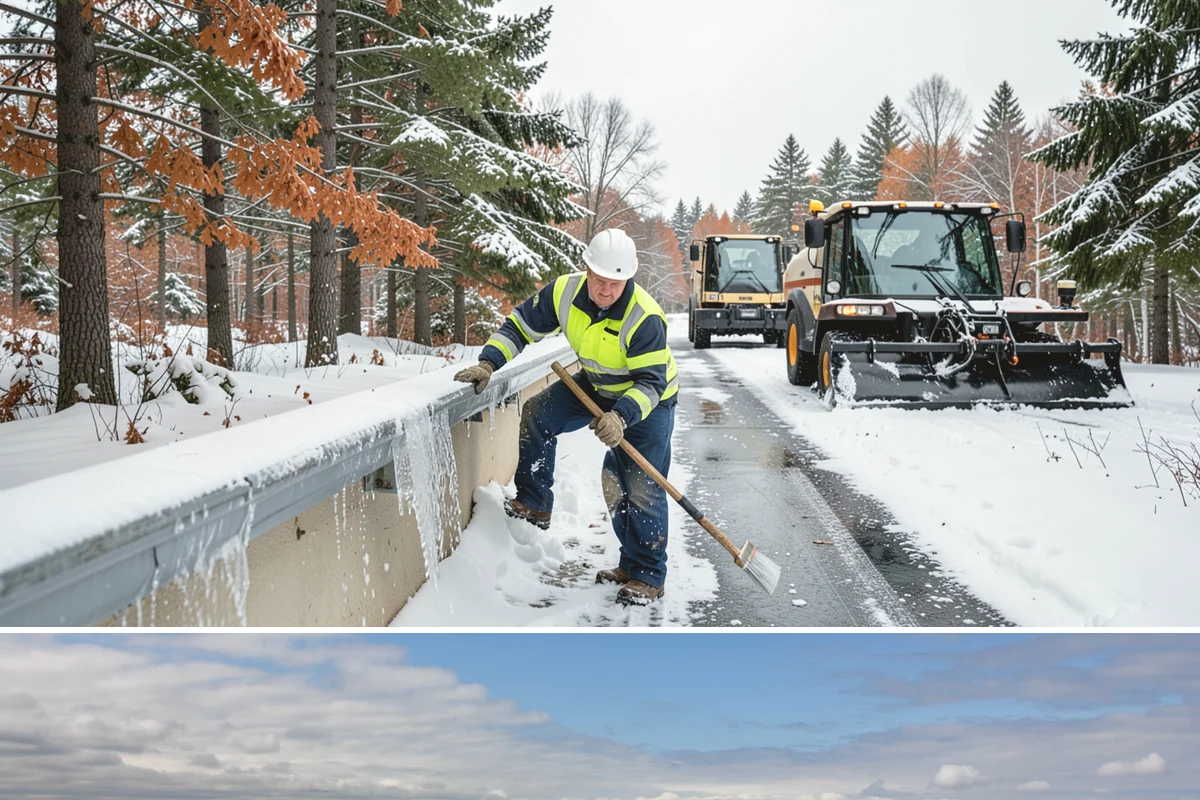 Calcium Chloride Spreading in University Place, Pierce County, WA - Calcium chloride is deployed during the deepest cold spells, typically December through January when arctic air settles over the...
