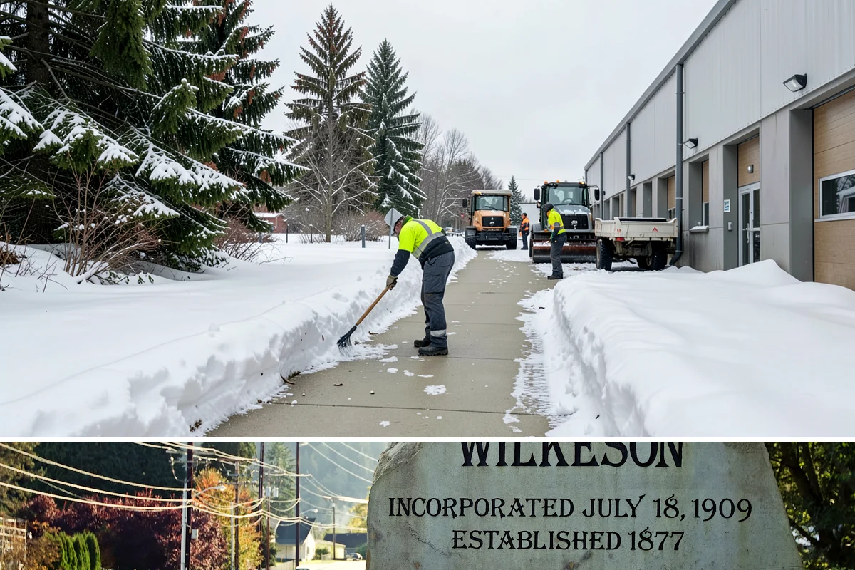 Calcium Chloride Spreading in Wilkeson, Pierce County, WA - Calcium chloride is deployed during the deepest cold spells, typically December through January when arctic air settles over the...