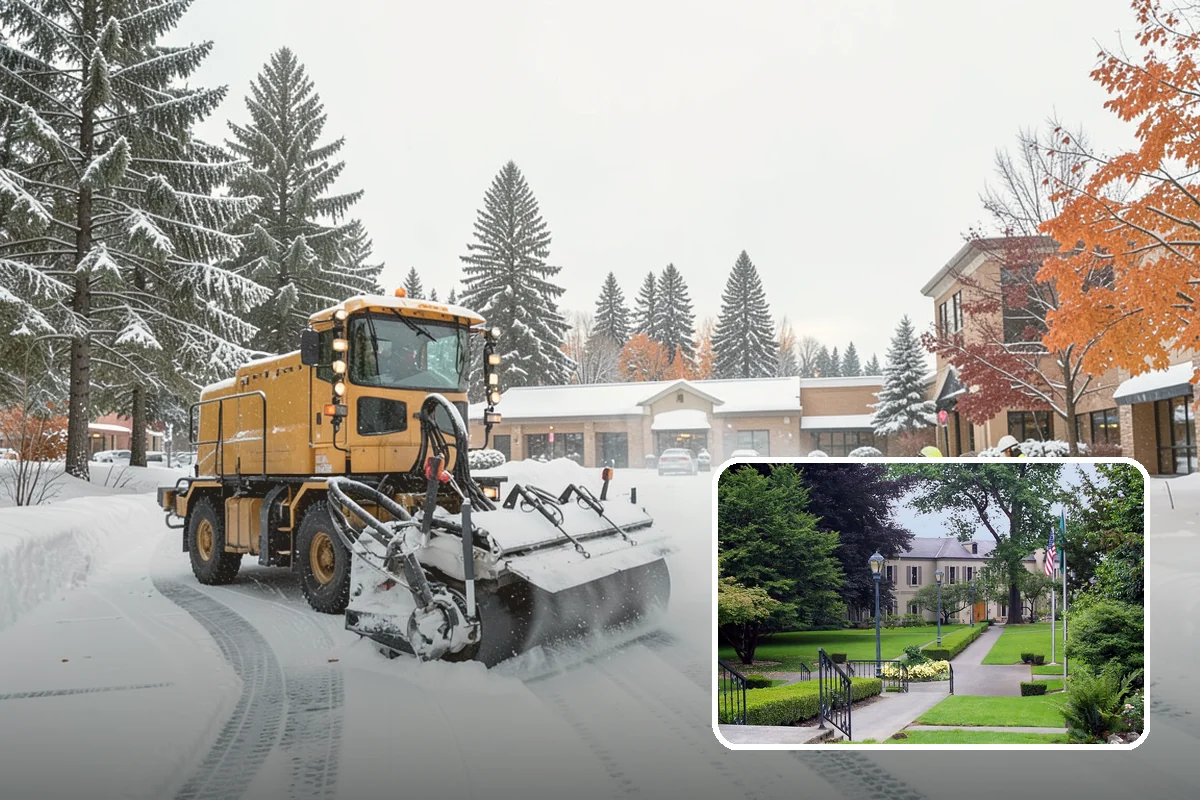 Calcium Chloride Spreading in Woodinville, King County, WA - Stays active down into the single digits when rock salt fails