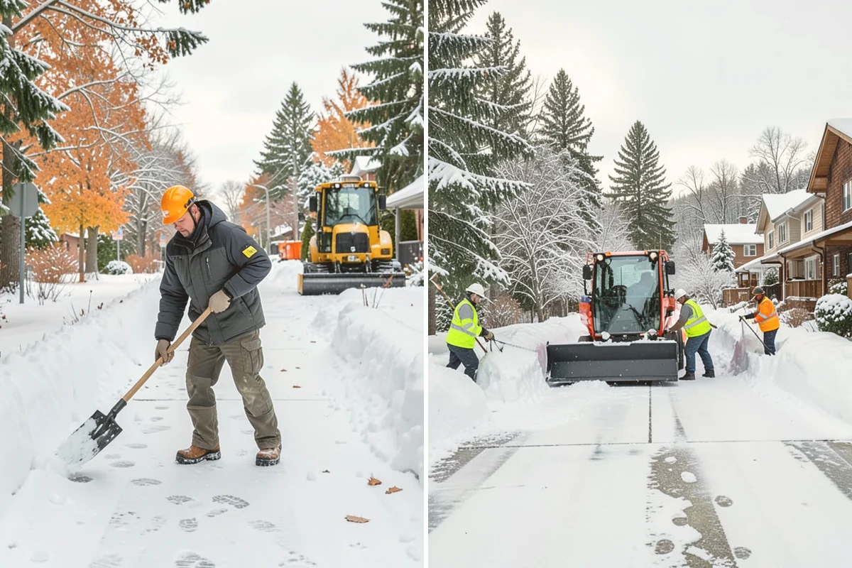 Car Dealership Deicing in Algona, King County, WA - Map showroom entrances, service drive, and lot walkways