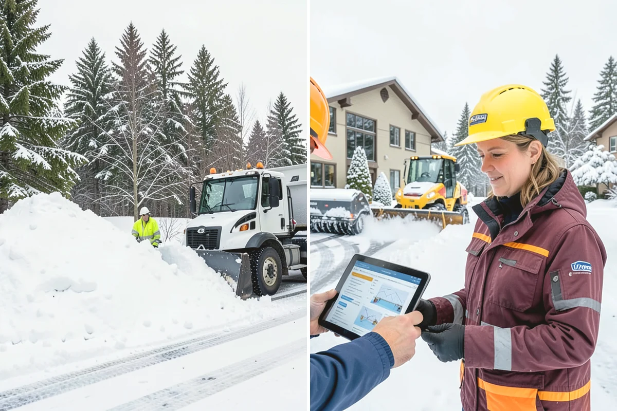 Car Dealership Deicing in Anacortes, Skagit County, WA - Map showroom entrances, service drive, and lot walkways