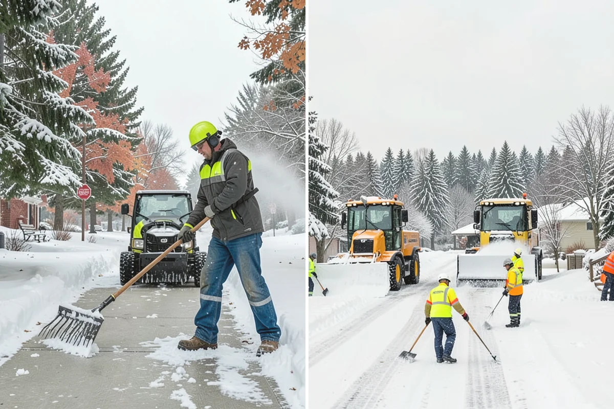 Car Dealership Deicing in Black Diamond, King County, WA - Map showroom entrances, service drive, and lot walkways