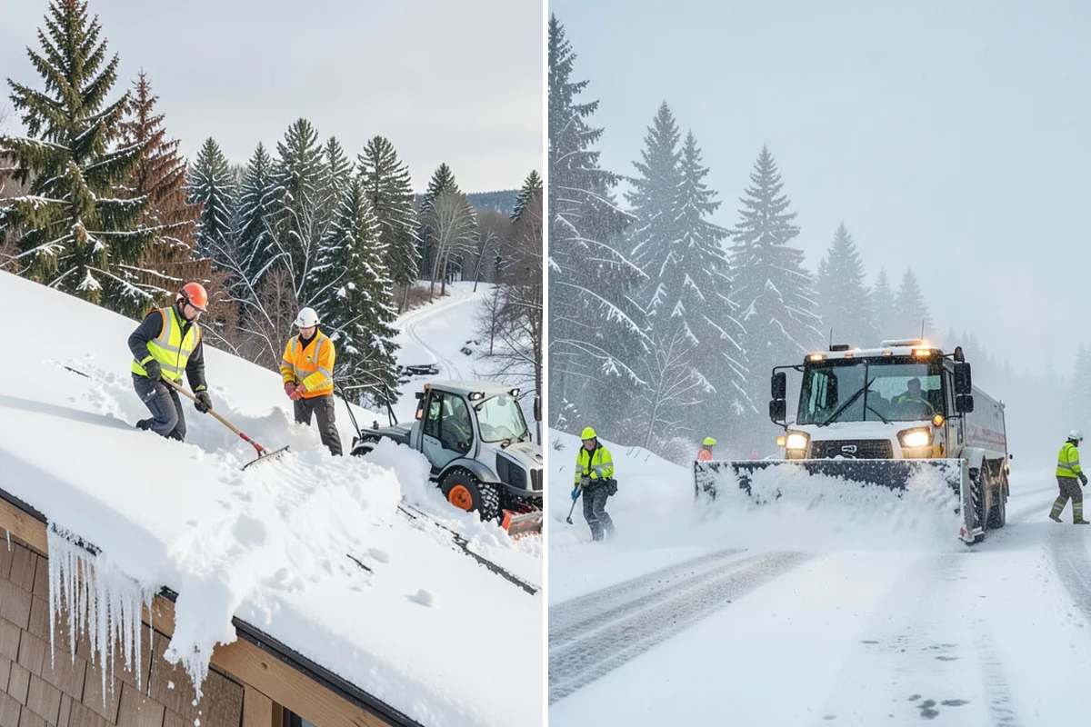 Car Dealership Deicing in Buckley, Pierce County, WA - Map showroom entrances, service drive, and lot walkways