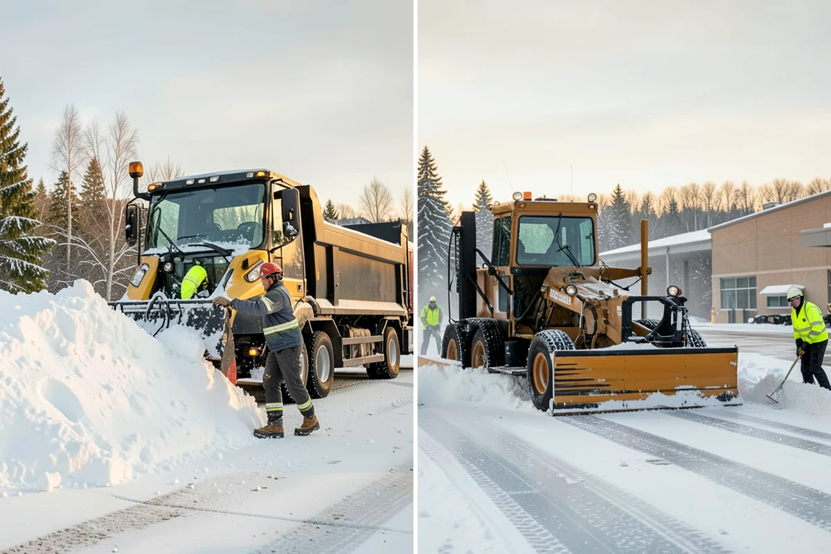 Car Dealership Deicing in Concrete, Skagit County, WA - Map showroom entrances, service drive, and lot walkways