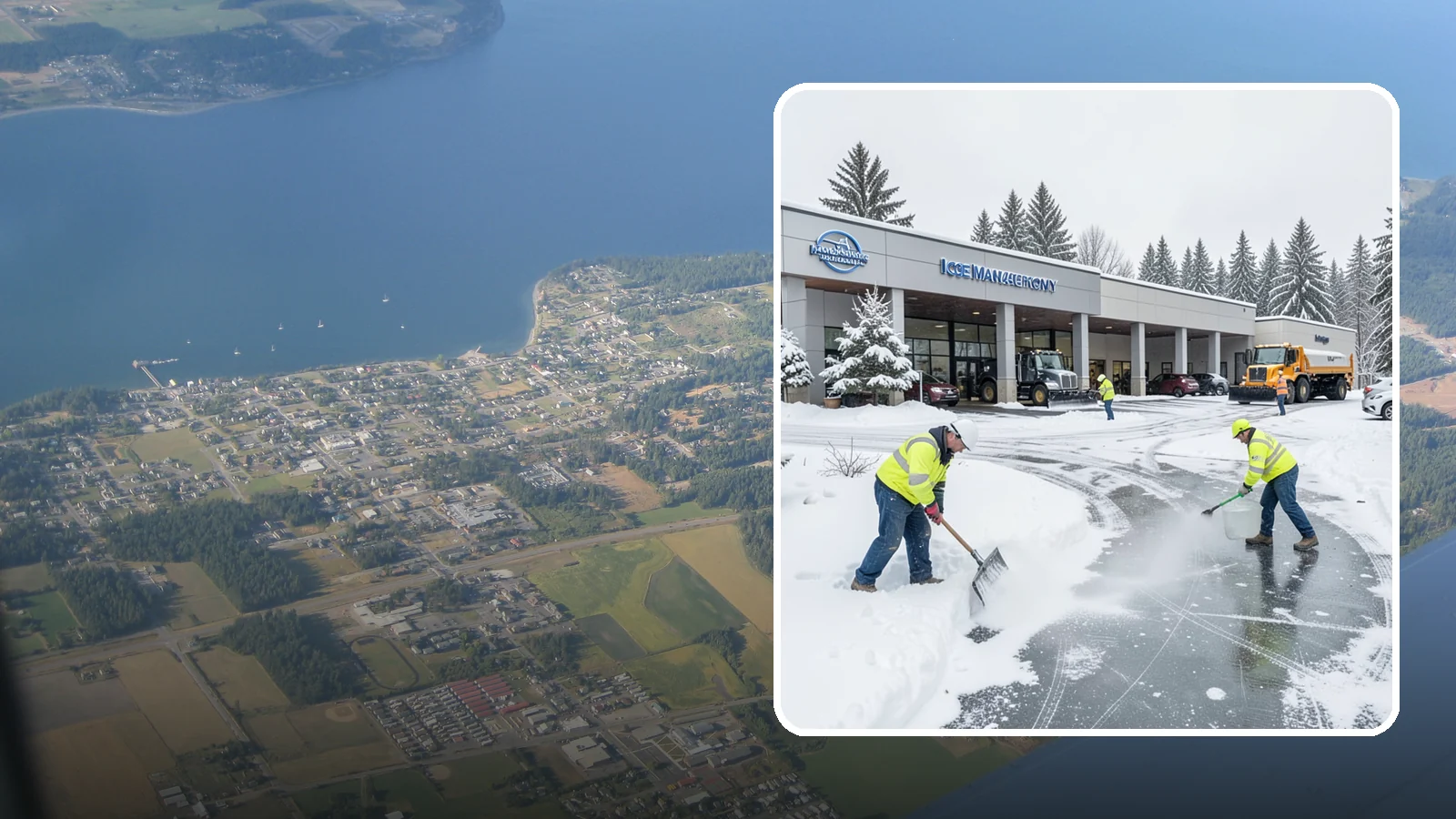 Car Dealership Deicing in Coupeville, Island County, WA - Deicing for car dealerships, keeping showroom entrances, customer walkways, and service-lane approaches safe while protecting the...