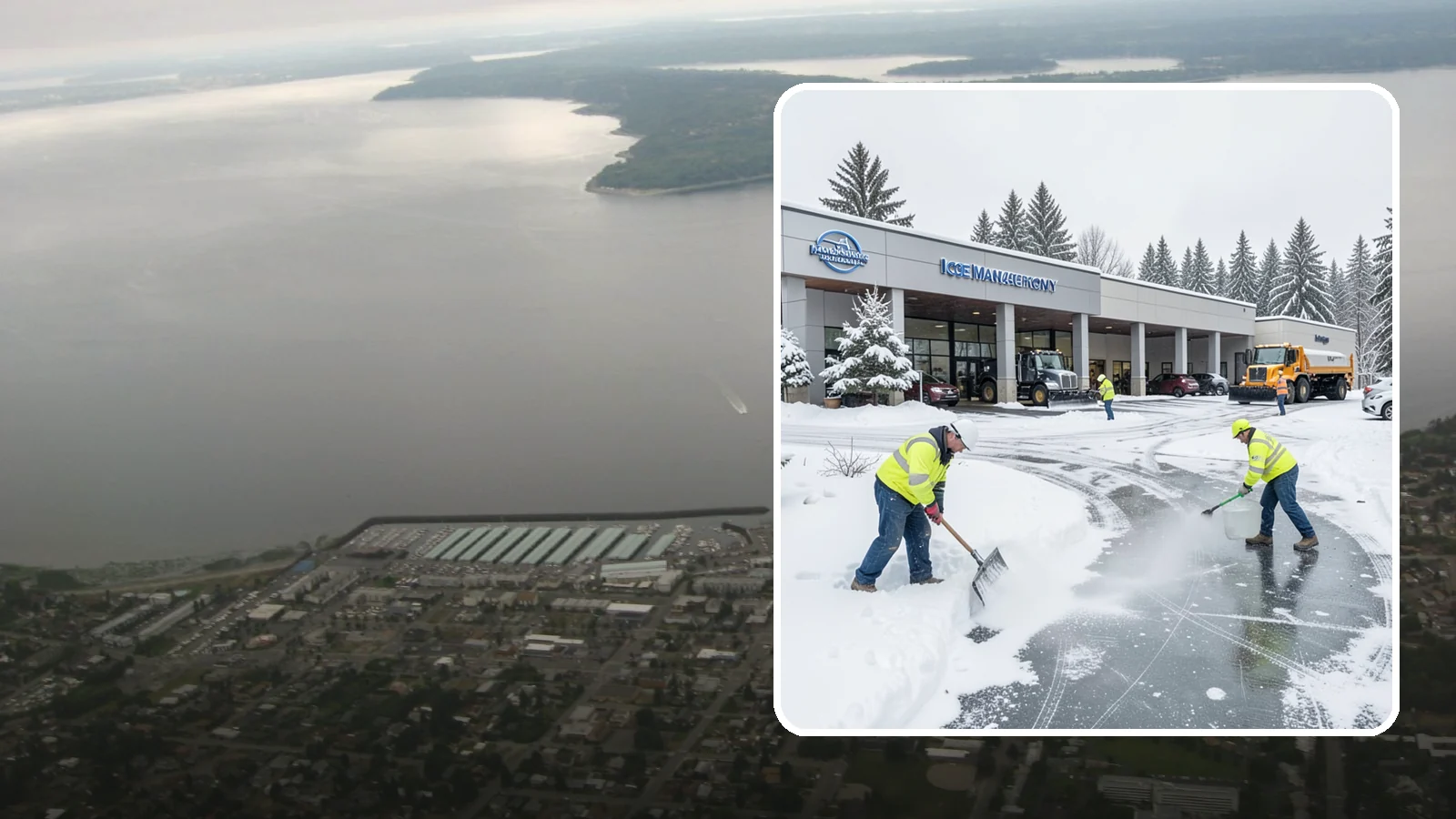 Car Dealership Deicing in Des Moines, King County, WA - Deicing for car dealerships, keeping showroom entrances, customer walkways, and service-lane approaches safe while protecting the...