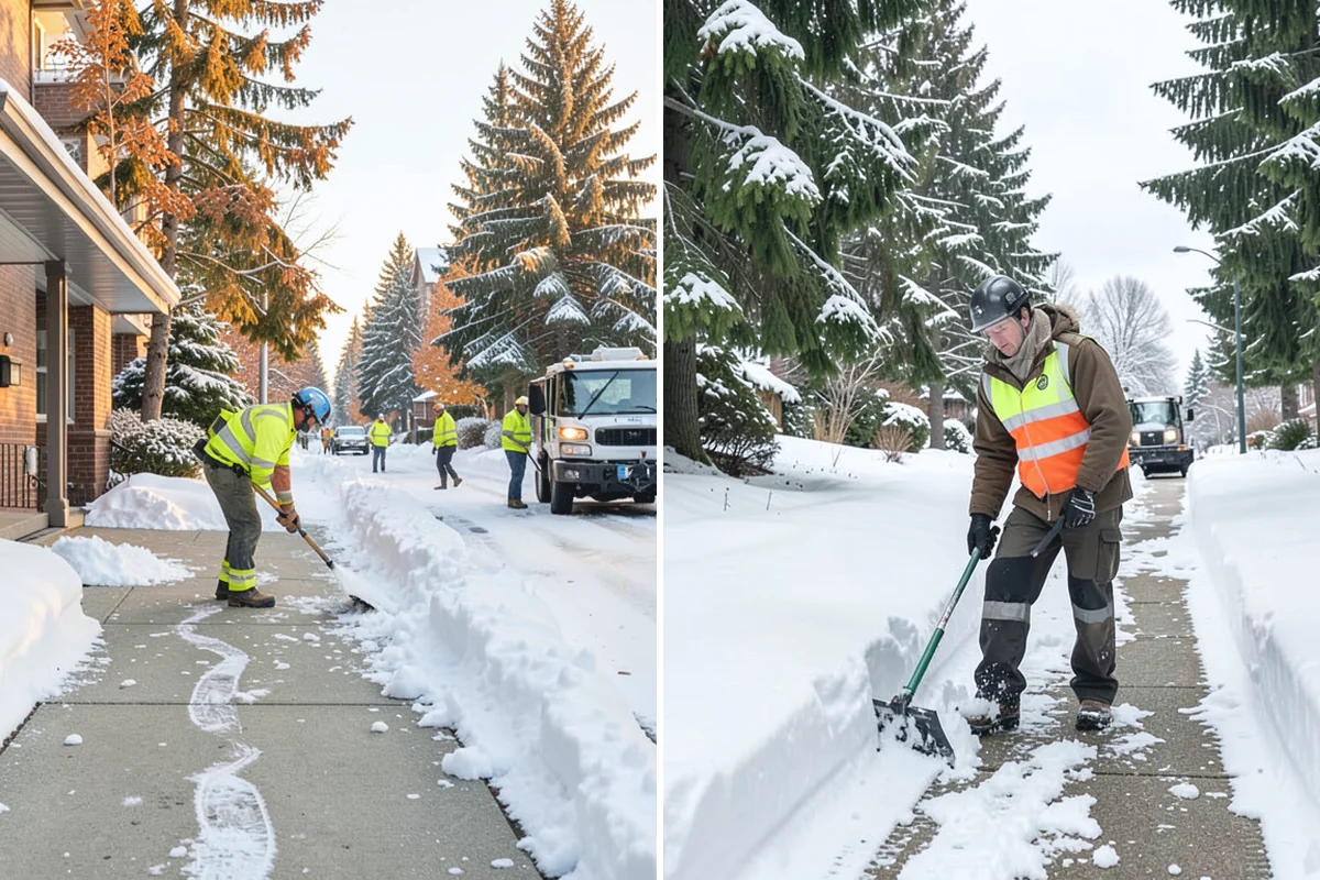 Car Dealership Deicing in Des Moines, King County, WA - Map showroom entrances, service drive, and lot walkways