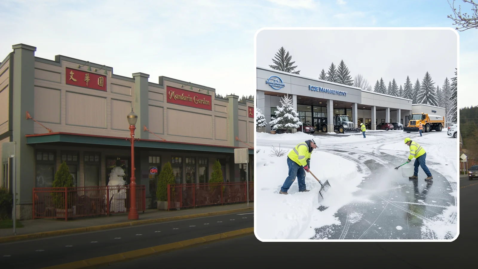 Car Dealership Deicing in Issaquah, King County, WA - Deicing for car dealerships, keeping showroom entrances, customer walkways, and service-lane approaches safe while protecting the...