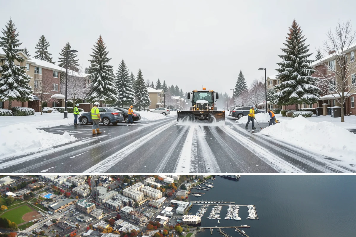 Car Dealership Deicing in Kirkland, King County, WA - Service covers the winter season, with readiness on the freezing-rain days that keep both showroom and service-drive traffic...