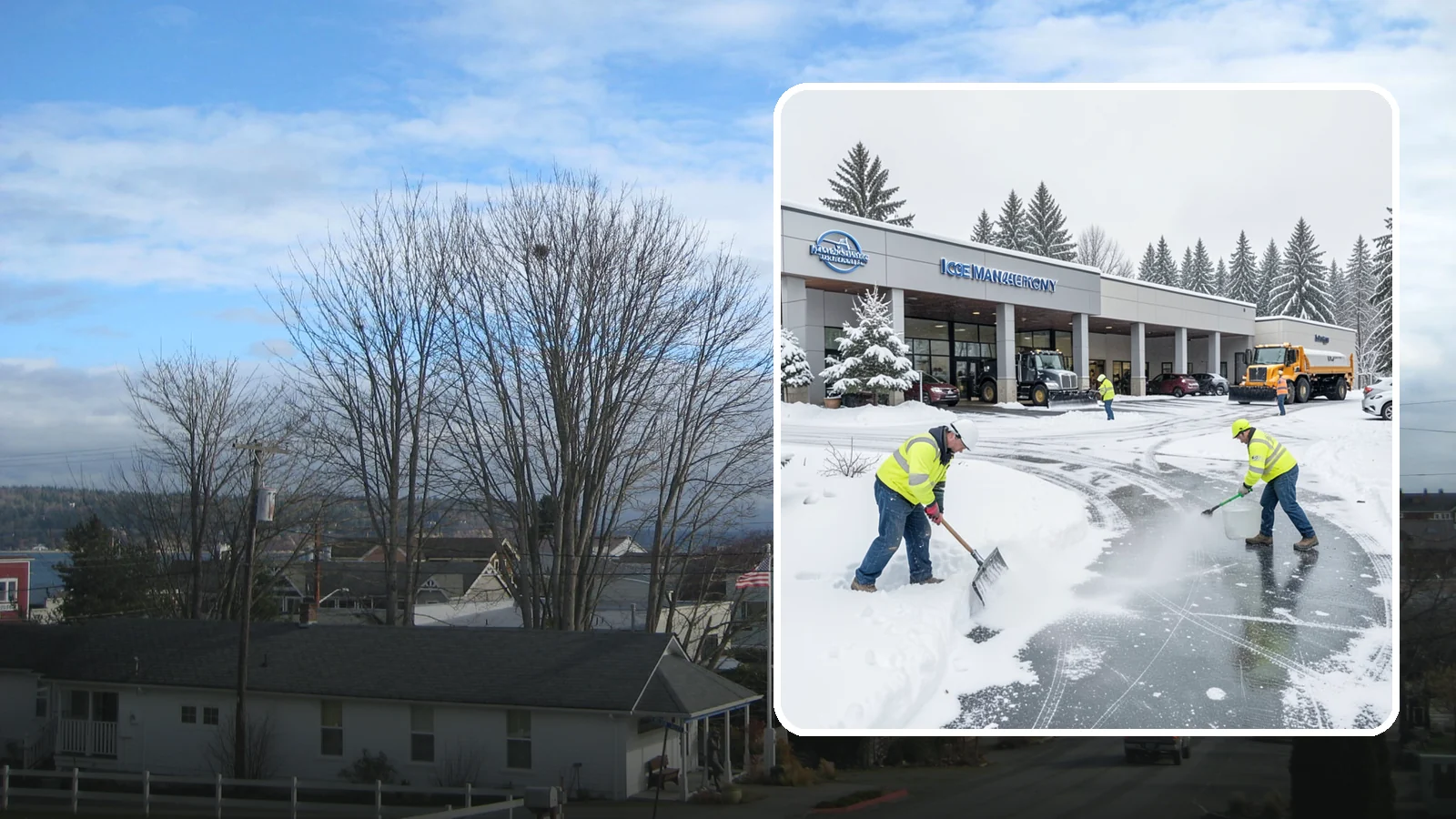Car Dealership Deicing in Langley, Island County, WA - Deicing for car dealerships, keeping showroom entrances, customer walkways, and service-lane approaches safe while protecting the...